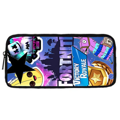Child School Backpack with Lunch Bags, Pencil Bags, Hot Game Design-F-FortniteS School Bags for Boys Girls Best Gift