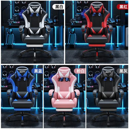 Modren Gaming Chair with Lumbar Support HighBack Swivel Office Chair Reclining Computer Seat for Long Sitting Home Gaming Throne