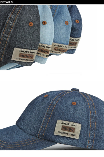 FS Brand Modrá džínová čepice pro muže Letní baseballové čepice Luxusní dámská značková čepice Streetwear Trucker Cap Gorras Para Hombre