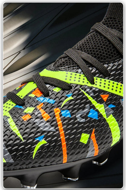 Nouvelles chaussures de football pour hommes, chaussures d'entraînement, crampons de football, baskets de match, chaussures de sport pour terrain gazonné, antidérapantes, professionnelles, ultralégères, unisexes.