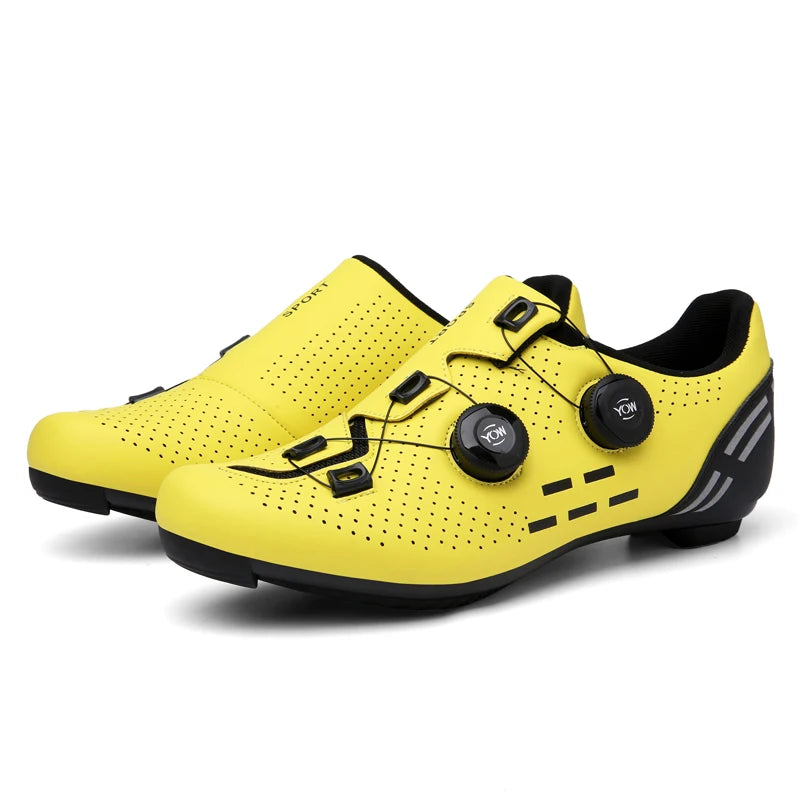 Sapatos de Ciclismo de Alta Qualidade para Homem SPD Autoencaixe Estrada Bicicleta Desporto Sapatos de Ciclismo MTB de Montanha Antiderrapantes para Mulher 36-47