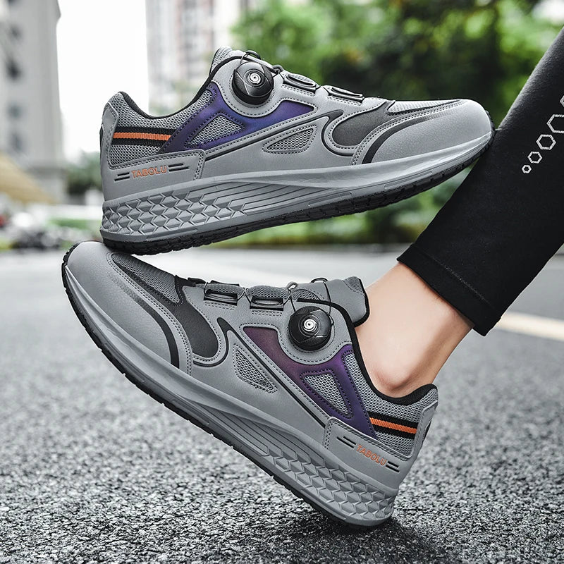 MTB Cycling Shoes Men 2024 Flat Bottom Dirt Bike Race Mountain Footwear Bicycle Indoor Cleats Lock Cleat Trekking Cycling Sneakers