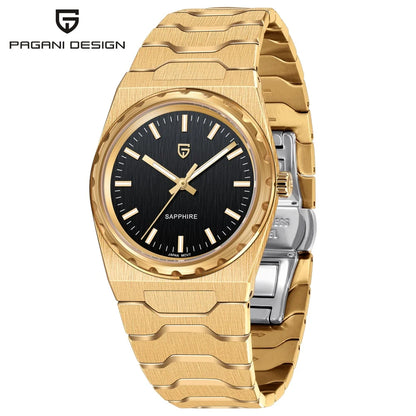 PAGANI DESIGN 2026 New Thin 7mm Fashion Men's Quartz Watch 10Bar Waterproof Stainless Steel Sapphire C3 Upgrade V2 reloj hombre