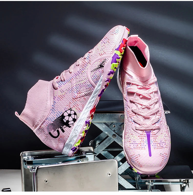 Scarpe da calcio professionali da uomo, scarpe da calcetto con tacchetti, sneakers da calcio ultraleggere per allenamento e sport all’aperto