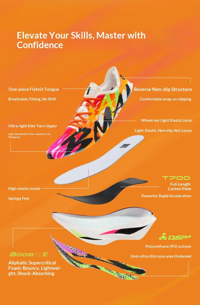 BMAI Breathable 20km Marathon Shoes for Men Cushion Carbon Plate Men's Casual Sneakers Luxury Trainers Sports Running Shoes