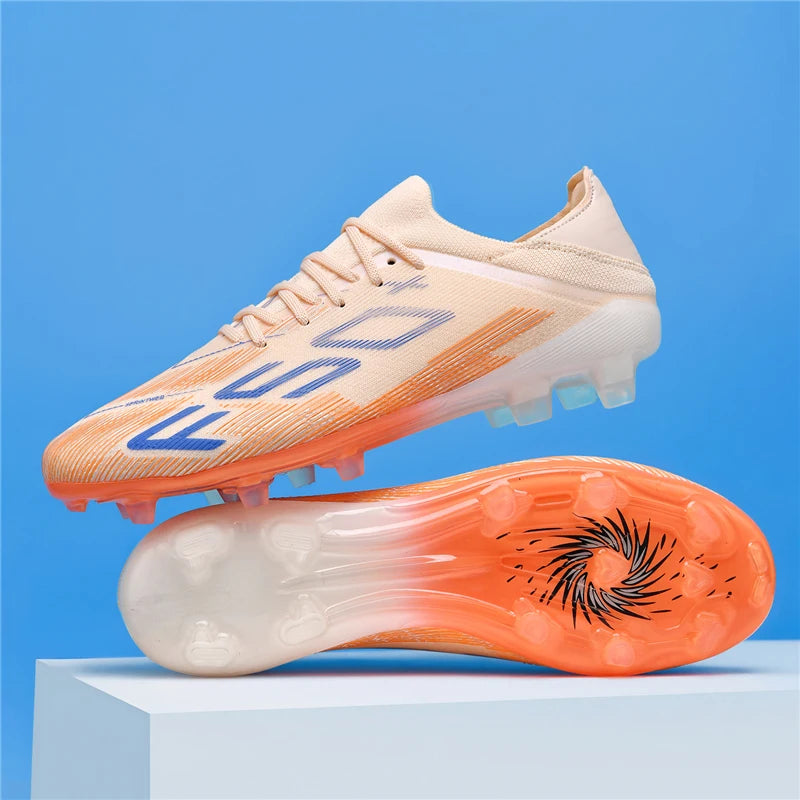New Men Football Boots Non-Slip Match Grass Cleats High-top High-quality Soccer Shoes Futsal Sneakers Indoor Hot-selling Outdoor