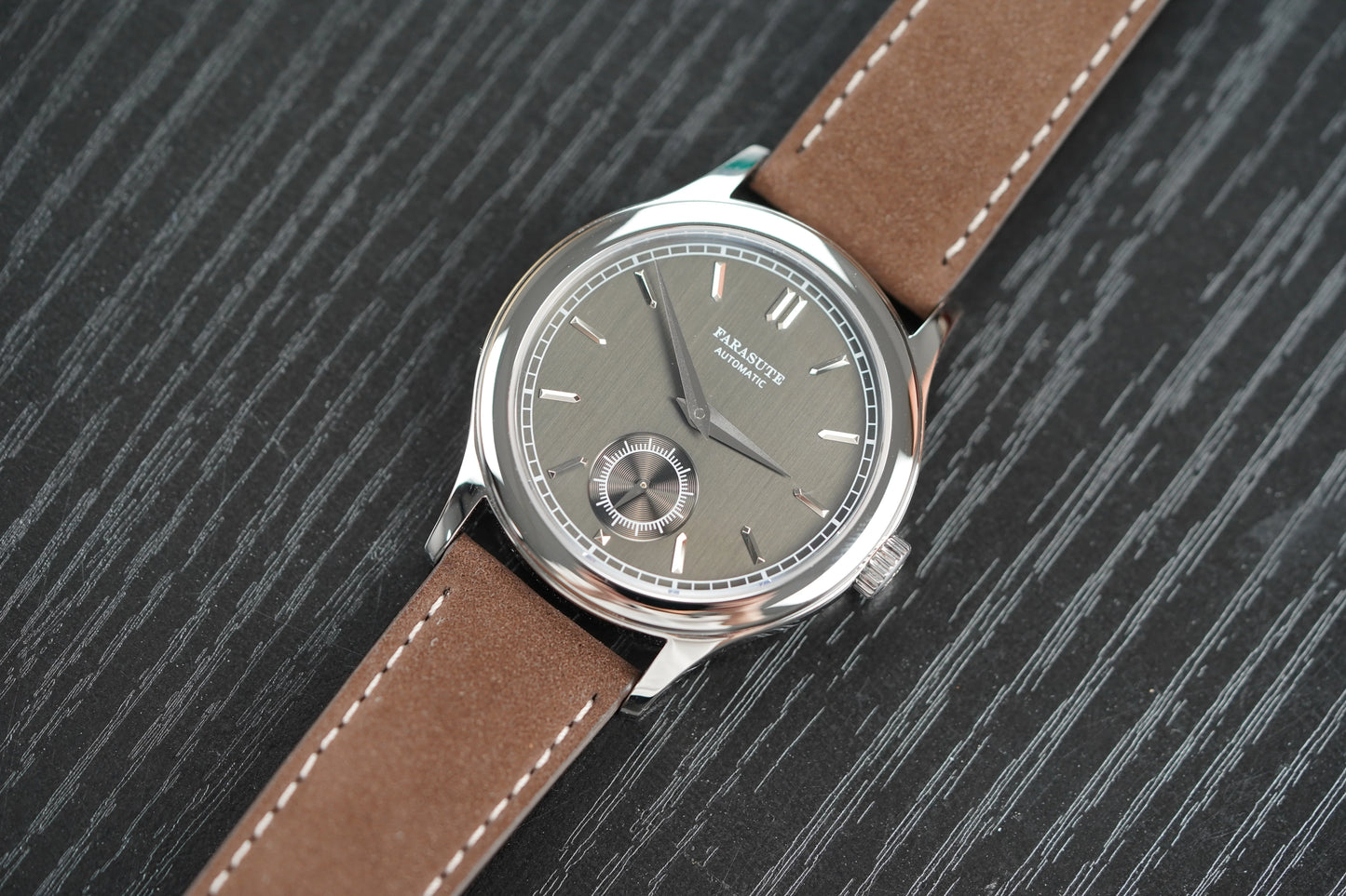FARASUTE New Hangzhou Customized Movement Automatic Mechanical Wristwatch For Men Sapphire Stainless Steel 5Bar Waterproof Watch