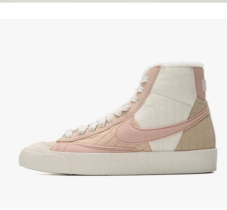 Nike Official Genuine BLAZER Pioneer — Sapatilhas casuais desportivas de cano alto para mulher DO7445-261