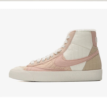 Nike Official Genuine BLAZER Pioneer — Sapatilhas casuais desportivas de cano alto para mulher DO7445-261