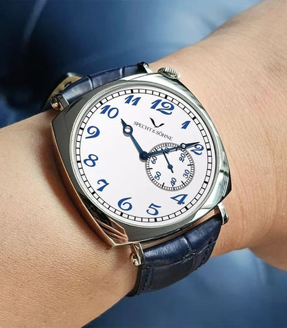 New 2026 Specht & Söhne 1921 Men's Automatic Mechanical Wristwatch Rose Gold Sapphire Crystal Genuine Leather Relogio Masculino