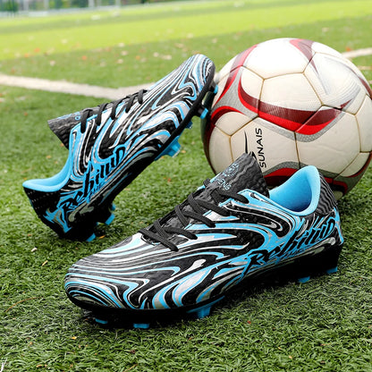 Nouvelles chaussures de football pour hommes et enfants, crampons ultralégers antidérapants pour terrain en gazon, chaussures de football professionnelles pour adultes, chaussures d'entraînement pour garçons, livraison di