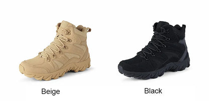 Botas tácticas mejoradas de entrenamiento de combate para hombre, calzado outdoor para camping antidesgaste de respuesta rápida, zapatillas de senderismo para pesca y caza para hombre