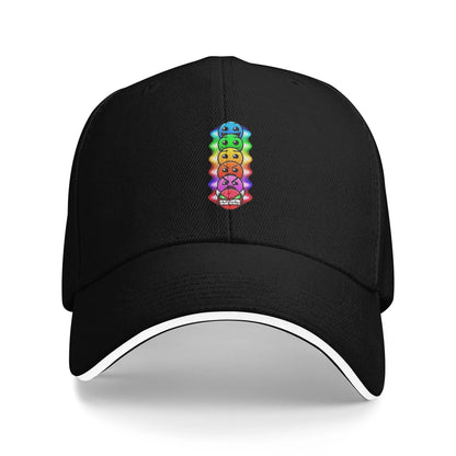Geometry Gaming Cube Dash Baseballové čepice Hip Hop Extreme Demon Sandwich Cap Unisexový styl Nastavitelná čepice typu „dad hat“ Běh Golf