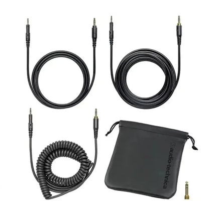 Casque audio professionnel Audio-Technica ATH-M50x, son Hi-Fi, design pliable, casque filaire supra-auriculaire
