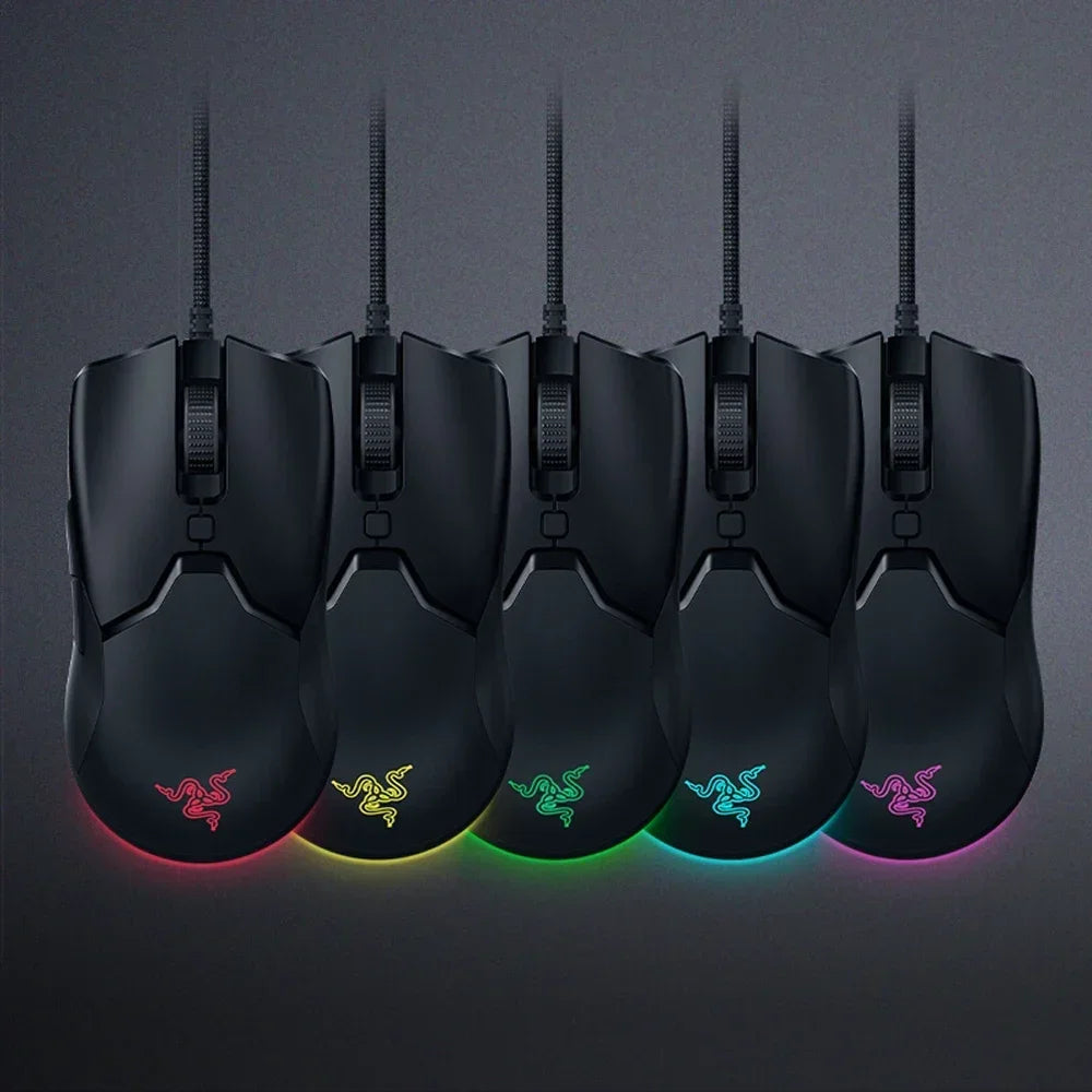 Razer REGALO DI CAPODANNO regalo Thunder Snake Viper Mini mouse gaming cablato per computer e laptop Esports con luce RGB, mouse per mani piccole