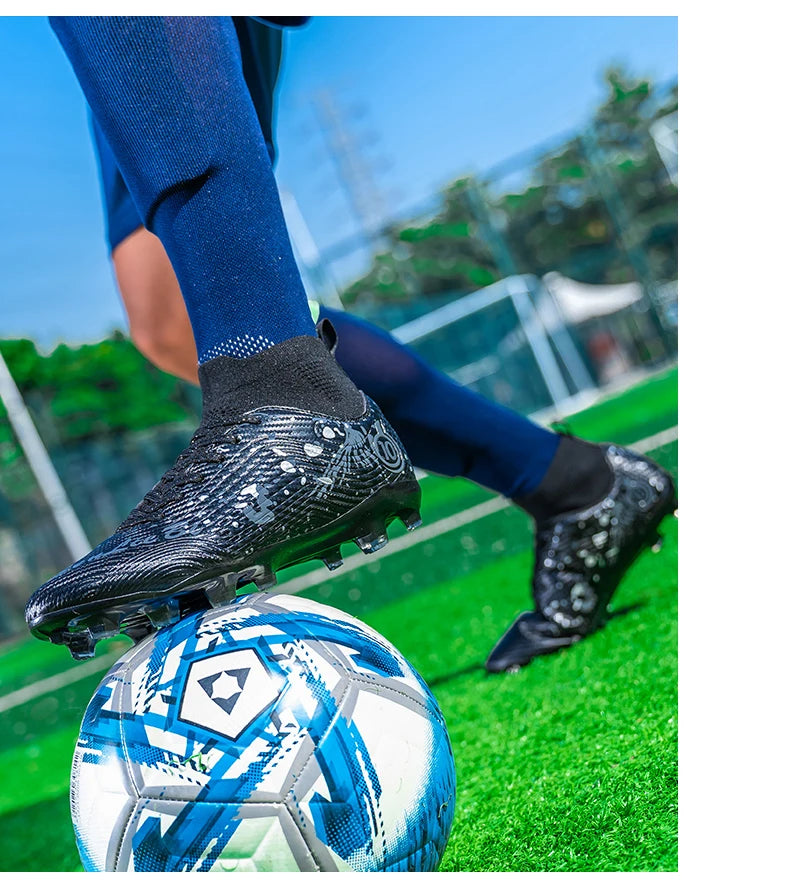 New Men's Professional Soccer Shoes Non-slip Football Boots Unisex Breathable Futsal Sports New Cleats Drop Shipping Ultralight