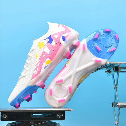 New Men's Soccer Shoes Adult Non-Slip Boys Adult Futsal Sport Football Boots Grass Cleats Indoor Ultralight Turf Comfortable