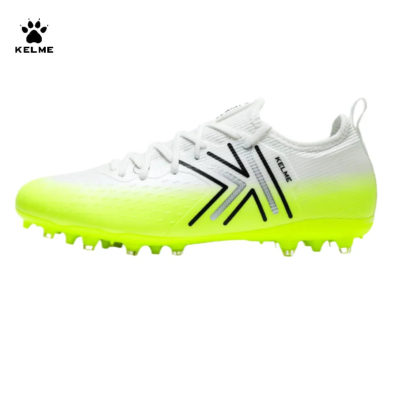 Kelme Men’s MG Soccer Cleats Indoor Short Studs Professional Match Football Boots Slip-Resistant Training Turf Shoes