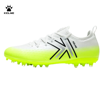 Kelme Men’s MG Soccer Cleats Indoor Short Studs Professional Match Football Boots Slip-Resistant Training Turf Shoes