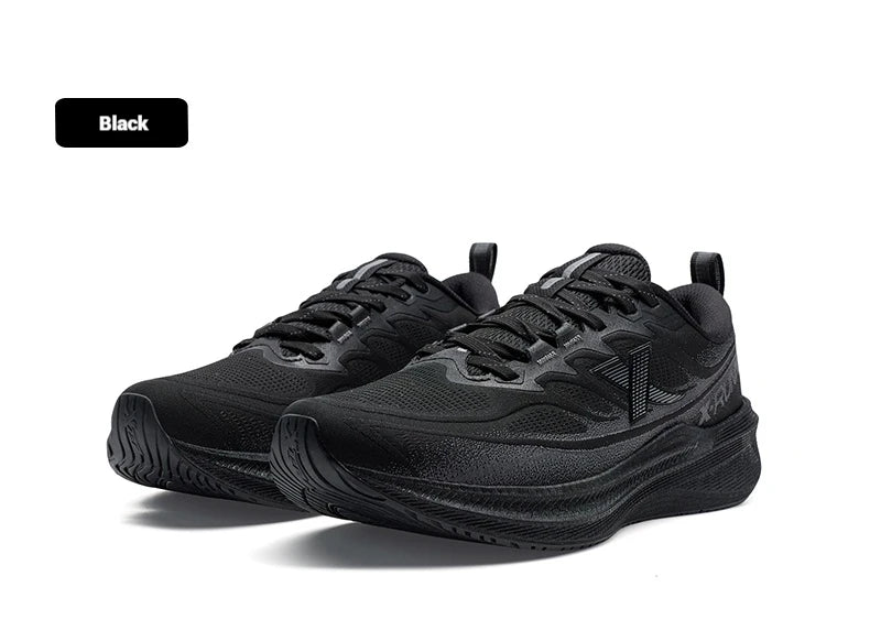 Xtep Running Shoes for Men 2025 Winter Trendy Shock Absorption Cushioning Non-Slip Comfortable Lace-Up Sneakers 875419110045