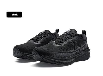 Xtep Running Shoes for Men 2025 Winter Trendy Shock Absorption Cushioning Non-Slip Comfortable Lace-Up Sneakers 875419110045