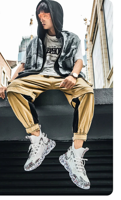 Shoes men Sneakers Male casual Mens Shoes tenis Luxury shoes Trainer Race Breathable Shoes fashion loafers running Shoes for men
