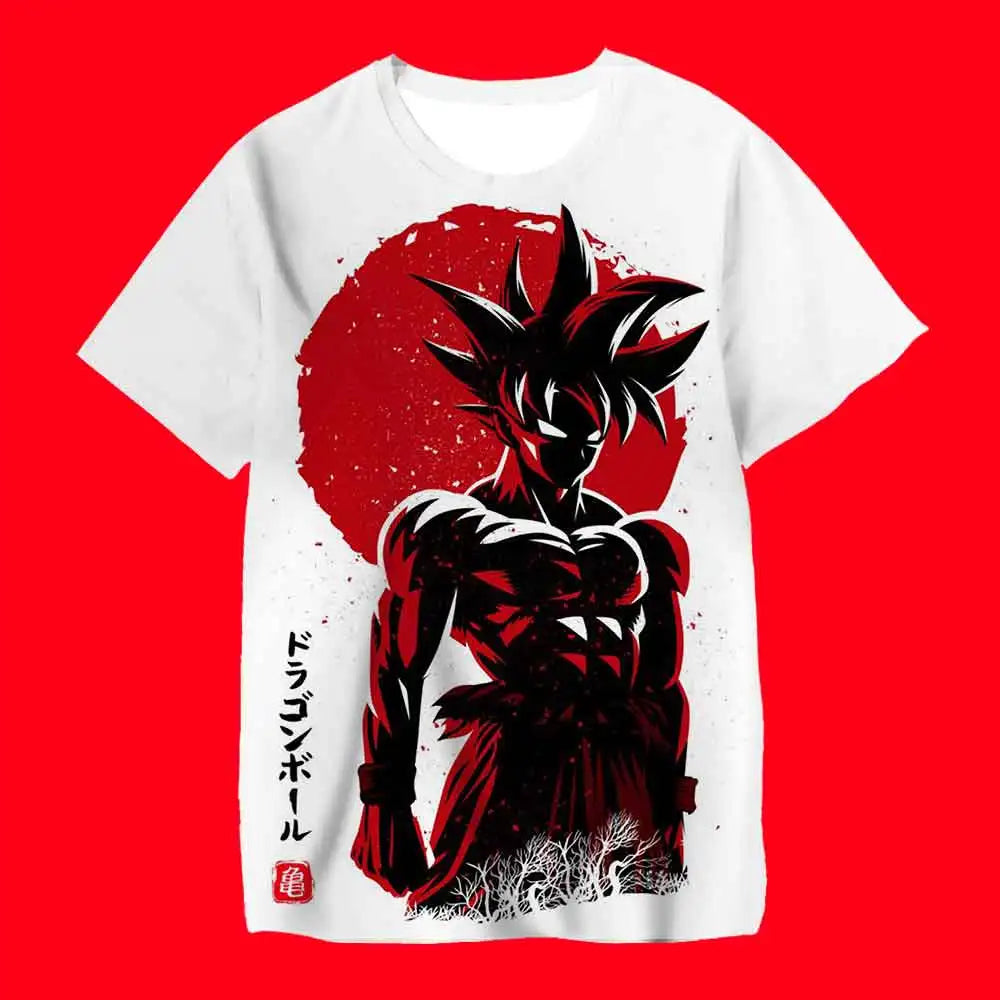 Men's T-shirts Dragon Ball Z T-shirt Boys Clothes Children's Clothing Summer Short Sleeve Kids Cartoon Tee Tops Baby Boy T Shirt
