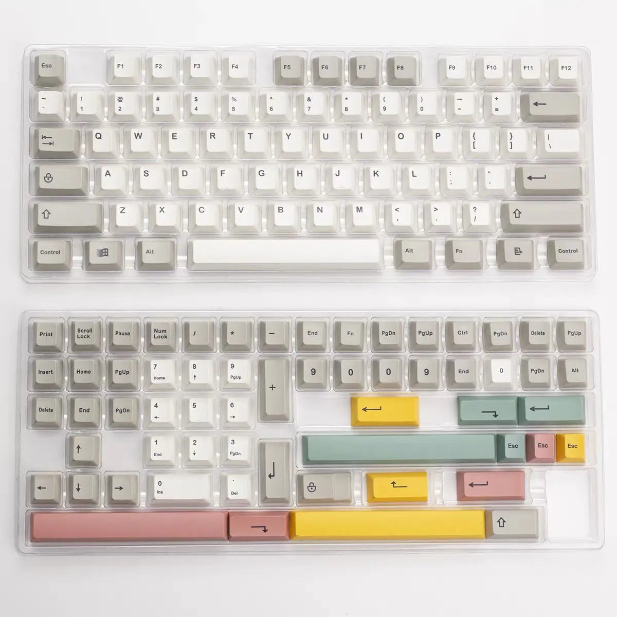 134 teclas 9009 retro para teclado mecánico gaming con interruptores MX, perfil Cherry, keycaps PBT personalizados por sublimación de tinta