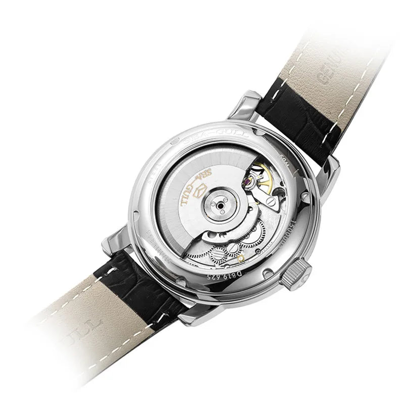 NEW Men's Automatic Mechanical Wristwatch Seagull ST25 Movement Fashion Man Hollow Flywhee Casual Business Watch 819.624