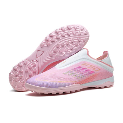 New Men's Football Boots Comfortable Soccer Shoes Match Training Boys Non-Slip Long Spikes Breathable Adult Cleats Outdoor Sport