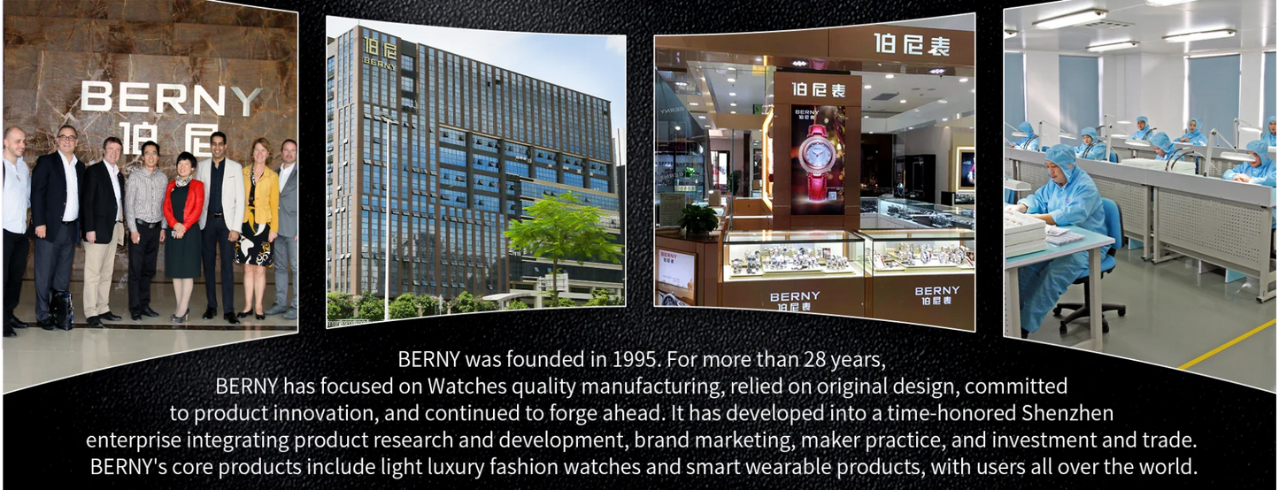 BERNY Automatic Watch Men ST2130 Luminous Mechanical Wristwatch Sapphire Waterproof 10ATM Top Brand Luxury Watch for Men