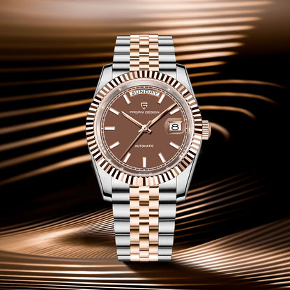 PAGANI DESIGN Enamel Dial 2026 New DD36 Men's Watches Silver Gold Luxury Automatic Watch Men Waterproof Mechanical Wristwatch
