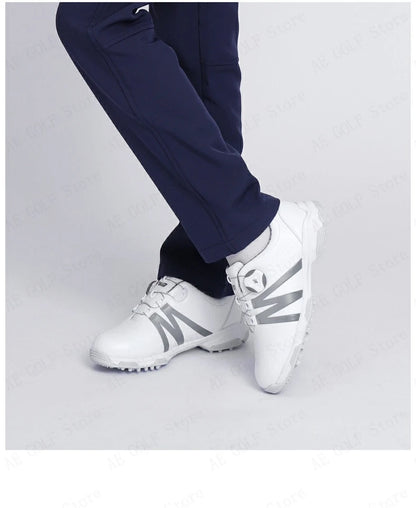 PGM Boys Girls Golf Shoes Lightweight Soft and Breathable Waterproof Anti-Slip Universal Outdoor Sports Shoes XZ127