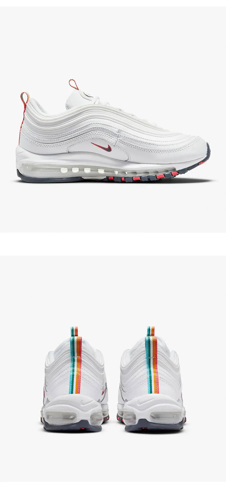 Nike Genuine AIR MAX 97 Women's Comfortable and Cushioned Running Shoes DH1592-100