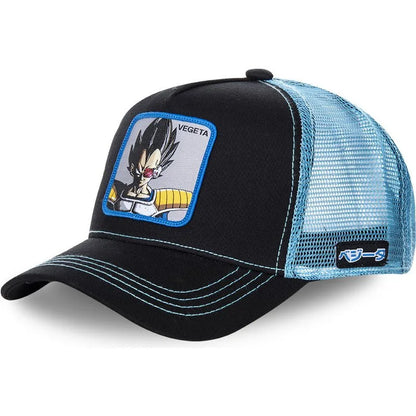 Καπέλο Dragon Ball Son Goku Καλοκαιρινό ταξιδιωτικό καπέλο με γείσο για άνδρες, κεντημένο, στυλ χιπ-χοπ, καπέλο με πλέγμα, αντηλιακό, καπέλο μπέιζμπολ, για υπαίθρια αθλήματα