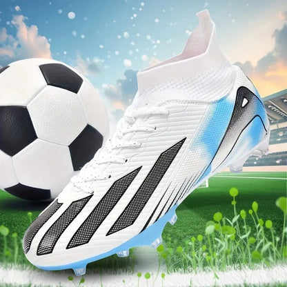 New Men's Football Boots Adult's Soccer Field Shoes Teenager's Sports Cleats Outdoor Grass Training Boots High Quality Sneakers