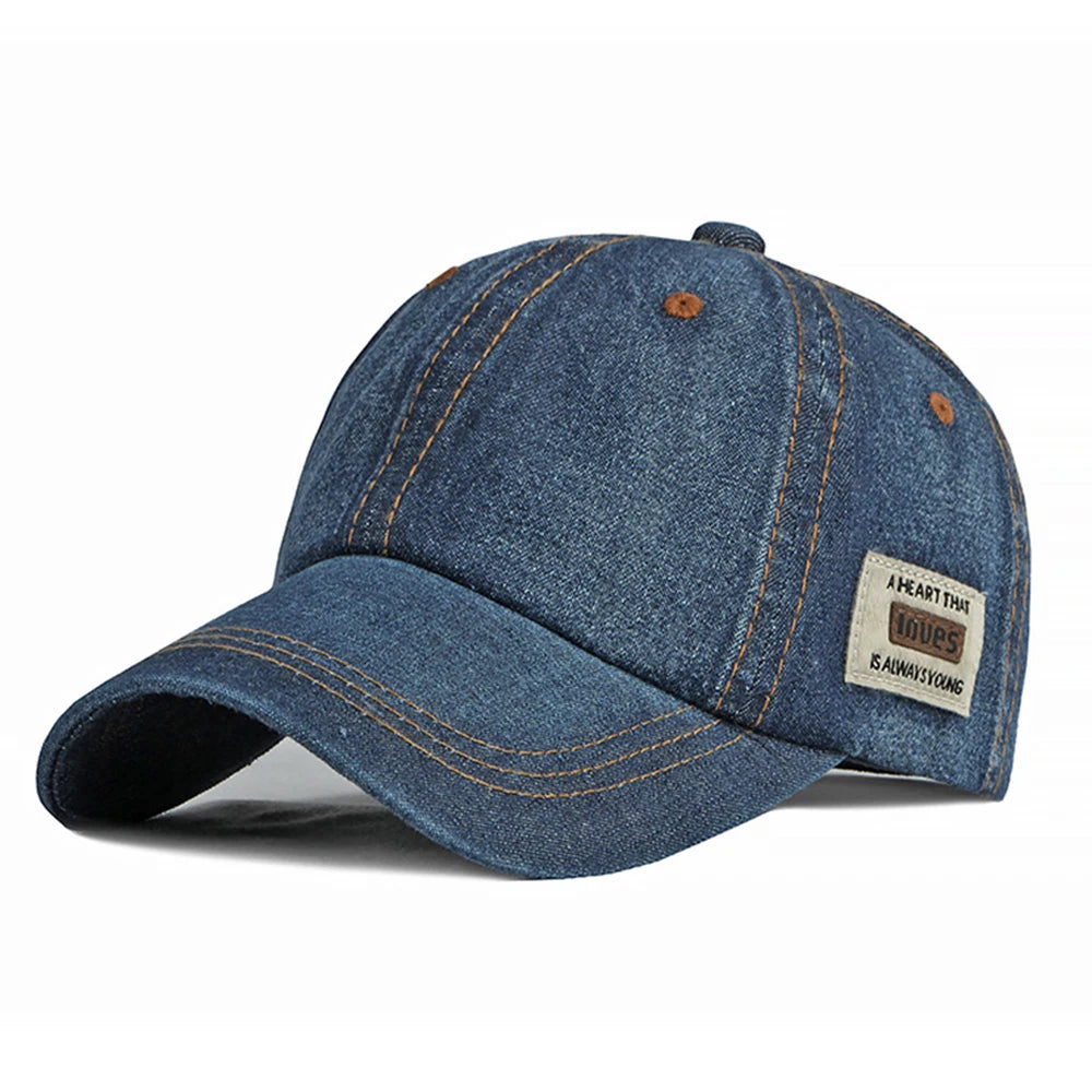 FS Brand Modrá džínová čepice pro muže Letní baseballové čepice Luxusní dámská značková čepice Streetwear Trucker Cap Gorras Para Hombre