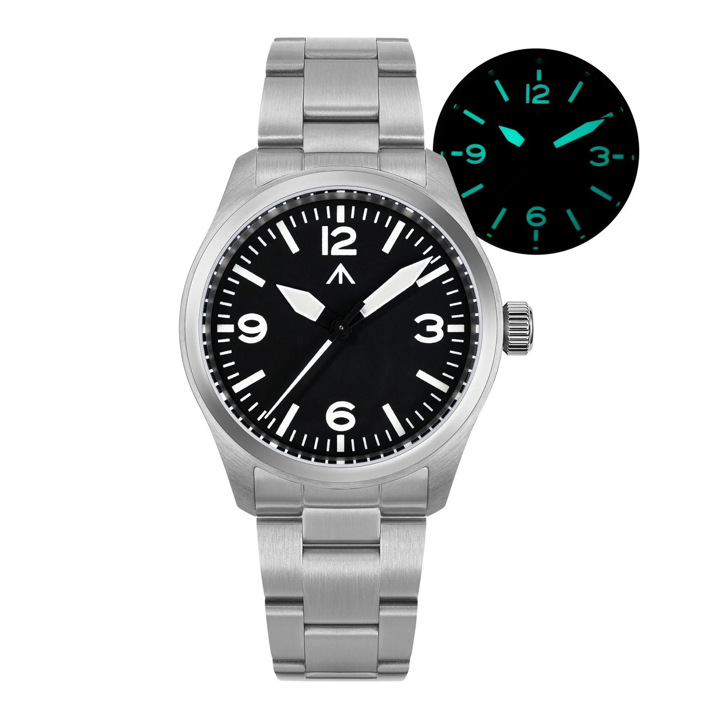 Militado ML08 Quartz Watch Ronda 515/VH31 Movement Domed Sapphire Wristwatch BGW9 Luminous 10Bar Waterproof 38mm Vintage Watches