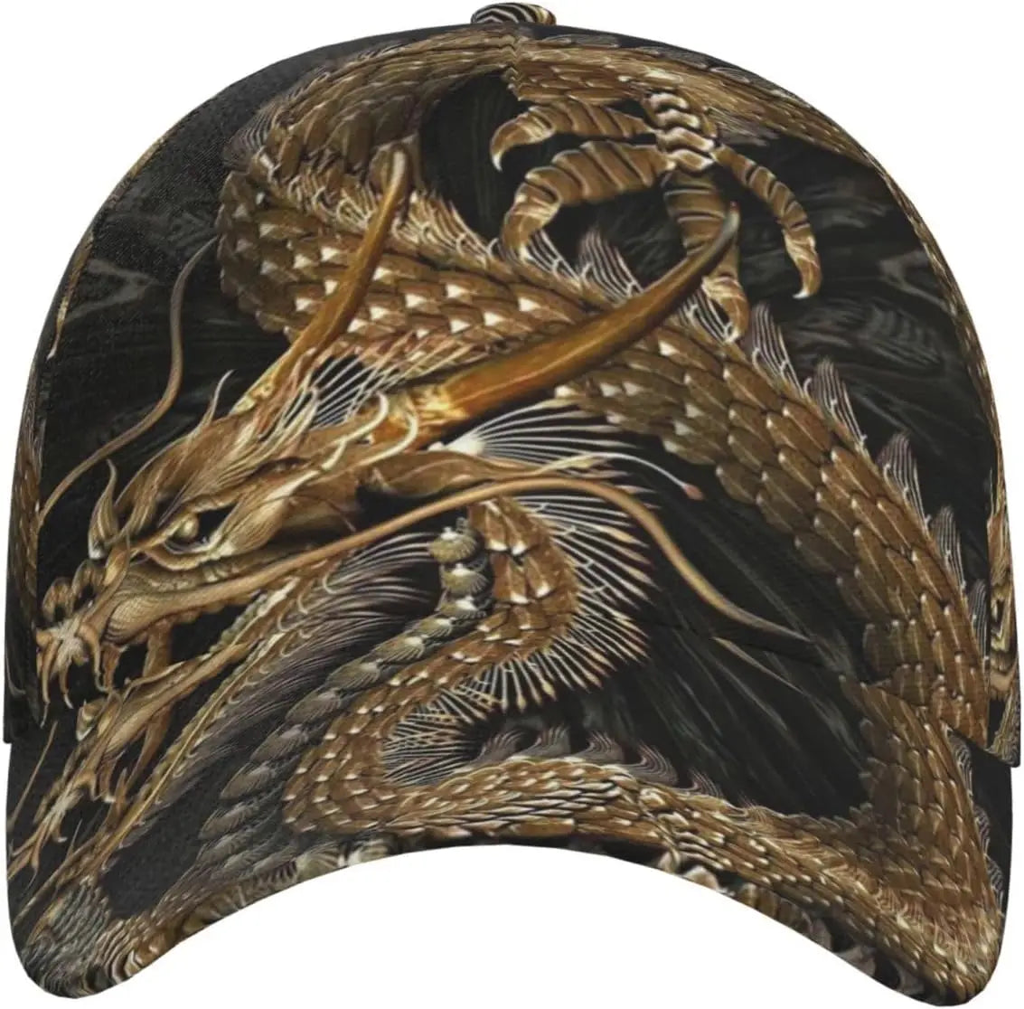 Casquette Snapback Dragon - Casquettes de baseball pour hommes - Casquette de soleil pour hommes - Casquette Trucker ajustable et tendance pour femmes et hommes