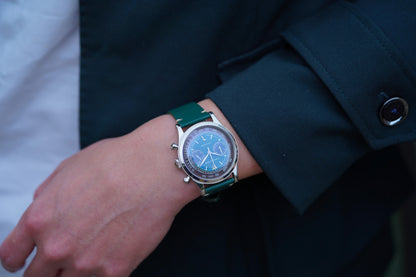 FARASUTE Retro Japan VK64 Quartz Movement Chronograph Wristwatch For Male Fashion Sapphire Sports Watches Men Clock reloj hombre