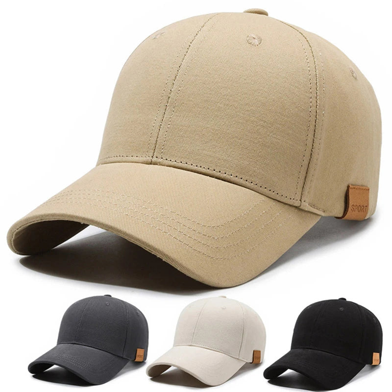 Schnelltrocknende Sonnenkappe für Damen, Outdoor-Freizeit-Sportmütze für Herren, Baseballkappe in Übergröße (60–65 cm), verstellbare Sonnenblende, Schirmmütze