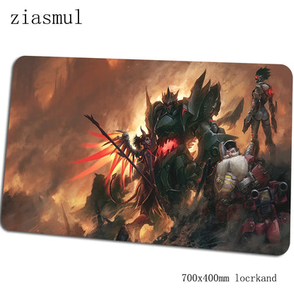 Overwatch mouse pad Gorgeous Computer Mat 70x40cm gaming mousepad large XL mouse pad keyboard games PC gamer desk
