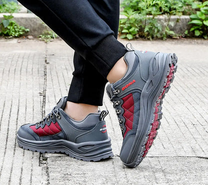 BONA 2023 New Designer Hiking Shoes Trekking Sneakers Men Walking Fishing Camping Jogging Shoes
