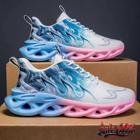 Men Running Shoes Breathable Mesh Sports Shoes Cushion Casual Sneakers Lightweight Comfortable Tennis Shoes﻿ Athletic Footwear