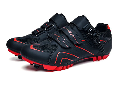 Mountain Bike Shoes Men's Cycling Shoes Quick Ratchet Buckle Compatible with SPD System Pedal for Indoor Outdoor Women MTB Shoes