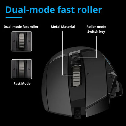 Logitech G502 HERO Cable Game Mouse E-Sports Chicken Dinner Mechanical Mouse RGB Light Can Be Balanced for Chicken Dinner Macro Program