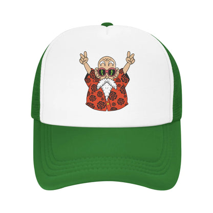 Adult Dragon Ball Trucker Caps Mesh Baseball Caps Snapback Caps Japan Anime Hat Trucker Worker Cap Breathable Dad Hat Summer