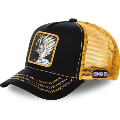 Καπέλο Dragon Ball Son Goku Καλοκαιρινό ταξιδιωτικό καπέλο με γείσο για άνδρες, κεντημένο, στυλ χιπ-χοπ, καπέλο με πλέγμα, αντηλιακό, καπέλο μπέιζμπολ, για υπαίθρια αθλήματα