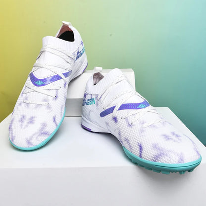 Botas de fútbol de césped profesionales para hombre, botines de fútbol con malla transpirable, zapatillas de fútbol juveniles antideslizantes, sneakers masculinas Society Chuteira