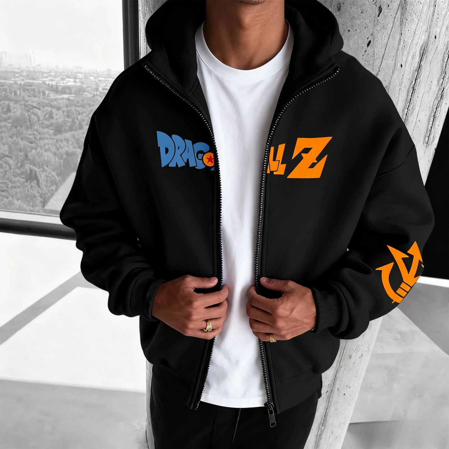 Unisex Dragon Ball Anime Hoodie Jacket Men Women Zip Up Sweatshirt Streetwear Casual Outerwear Spring Autumn Fashion Y2k Clothes